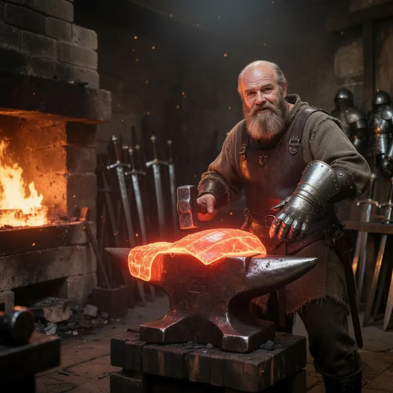 Master Ironhand, blacksmith of eldergrove
